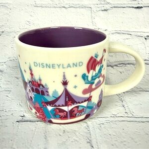 Starbucks Disney Parks Fantasyland "You Are Here" Coffee Mug 2nd Edition 14 oz